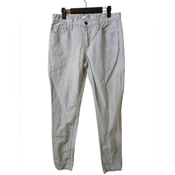 Joes Jeans Weekender Linen Cotton Blend Striped Pants 28 - Picture 2 of 9